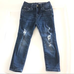 Girls Super Skinny Distressed Jeans